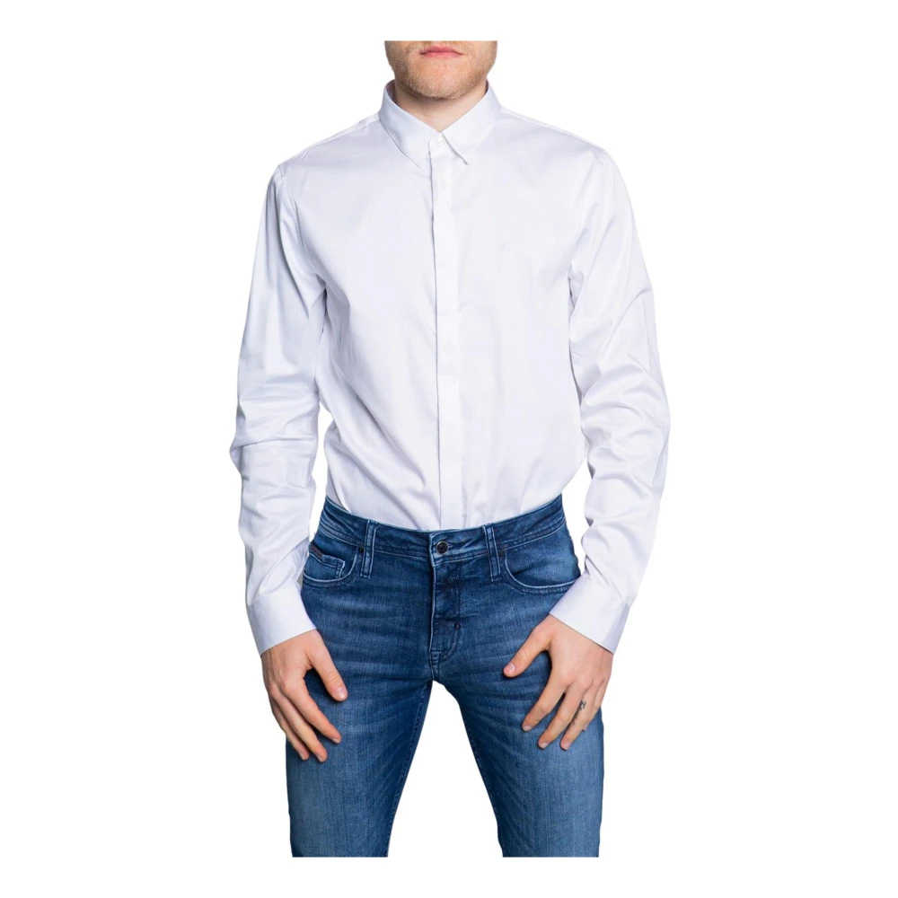 Armani Exchange Men's White Formal Shirt Large