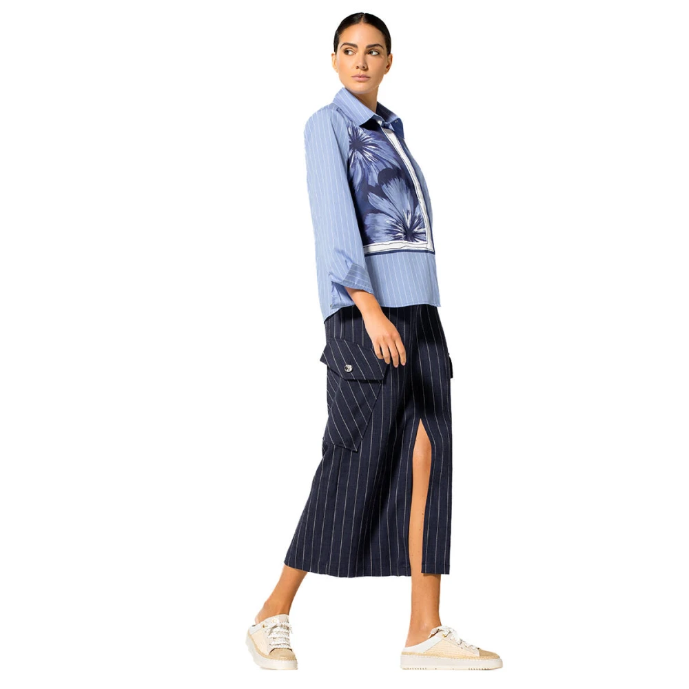 Caroline Biss Elegante Rok 1774 Blue Dames