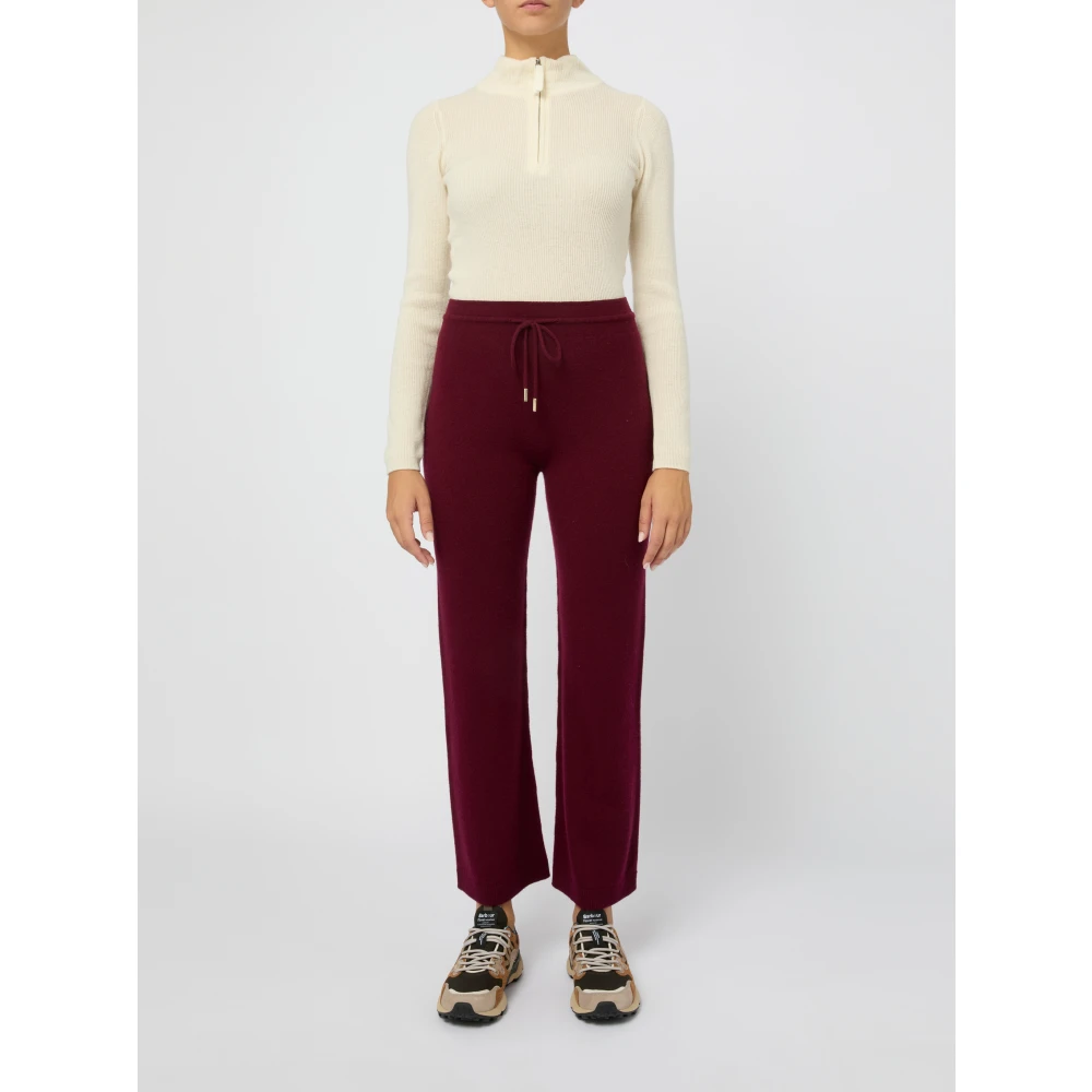 Vanisé Kasjmierbroek Bordeaux Aw24 Vrouwen Purple Dames