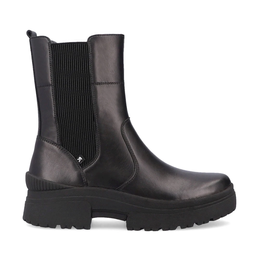 Rieker Women's Black Chelsea Boots, 4 Uk, Closed Ankle Boots
