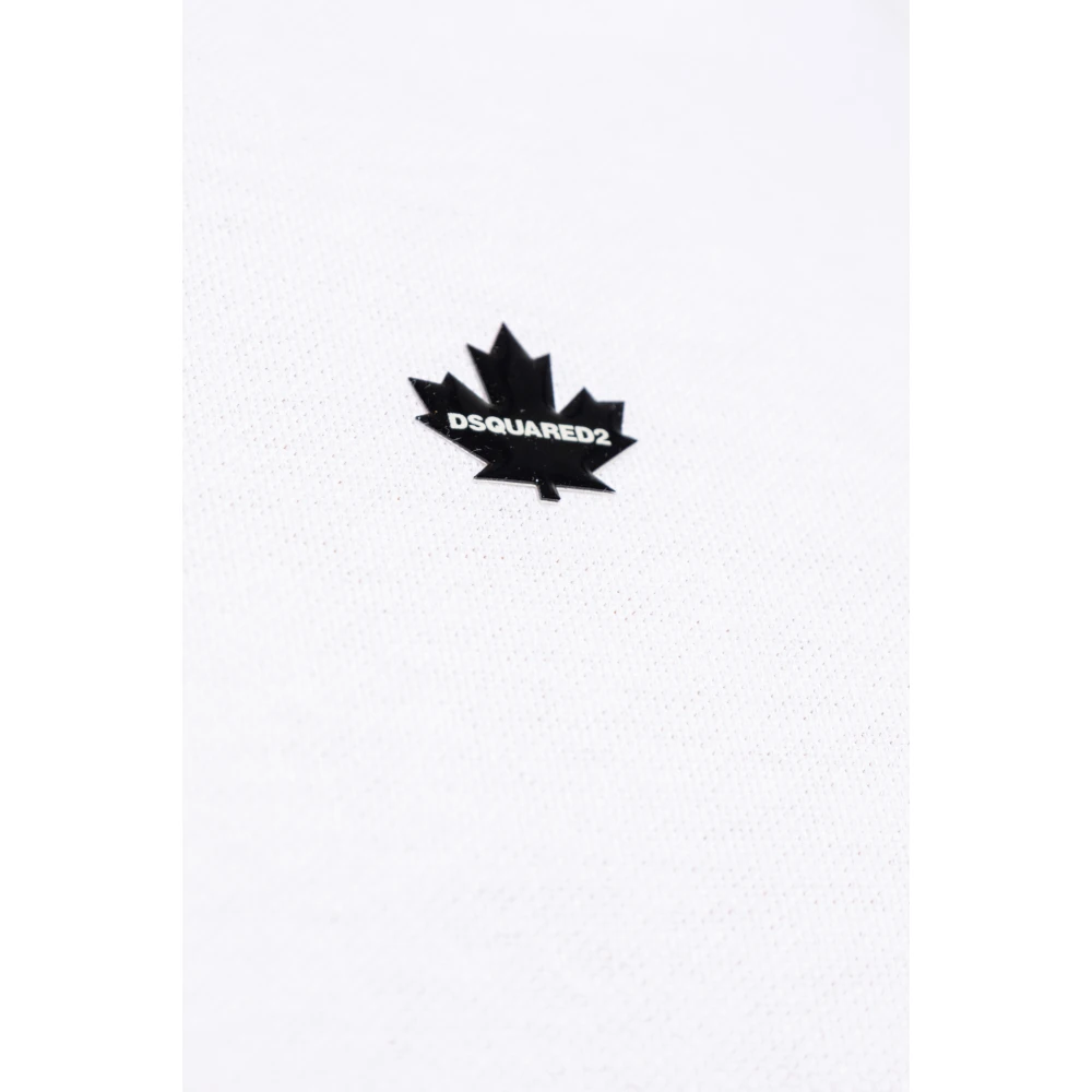 Dsquared2 T-shirt met logo White Heren
