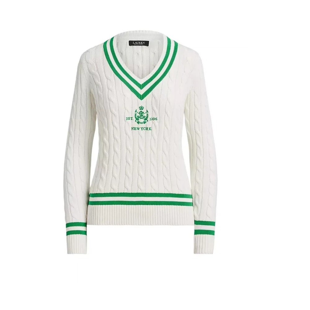 Ralph Lauren Donna Bianco Maglie, Xs, New,