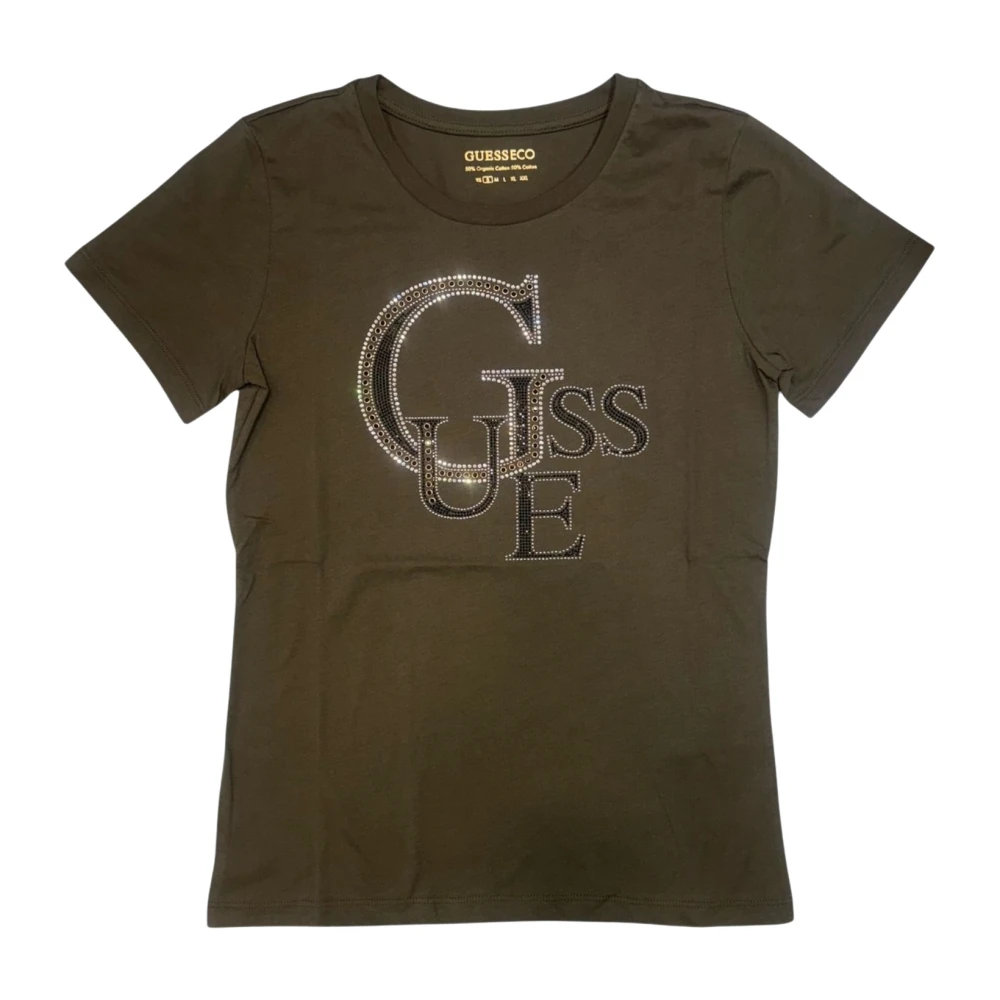 Guess - Tops > T-Shirts - Green - Guess - Modalova