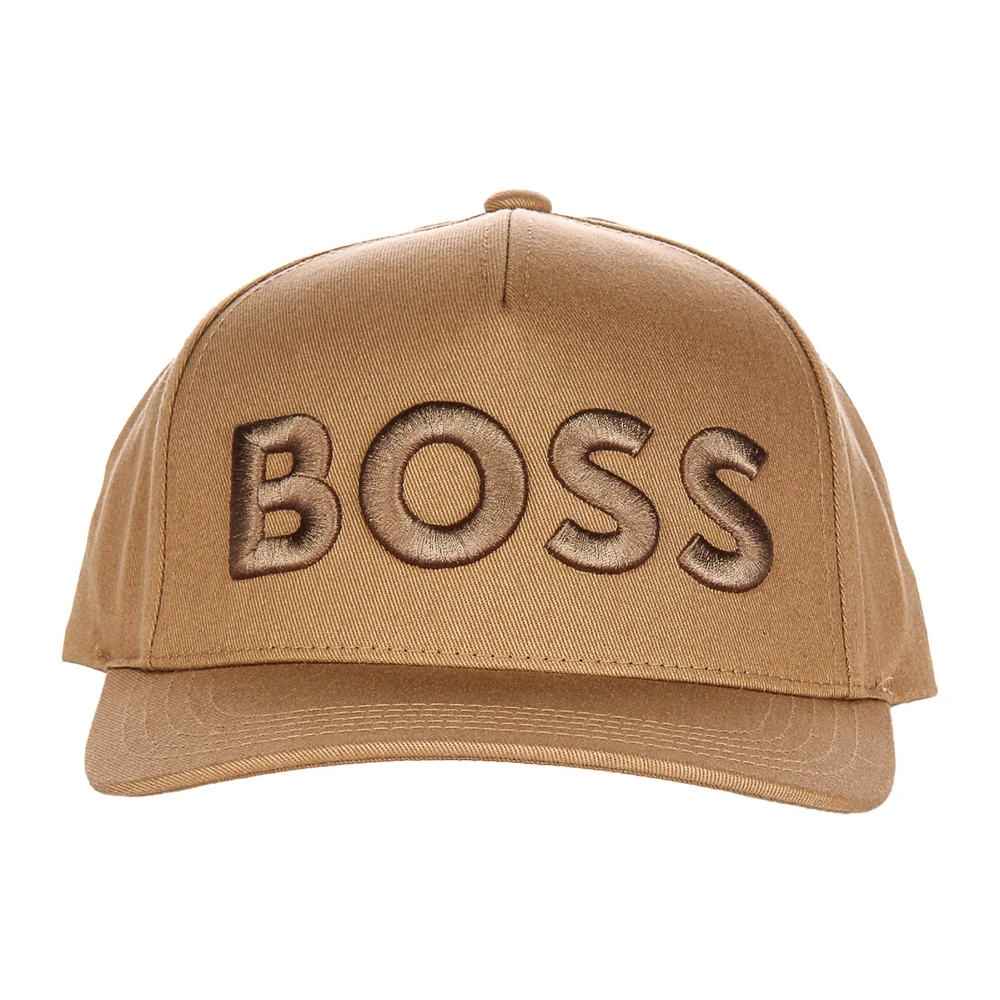 Hugo Unisex Brown Hats & Caps, One Size, Beige Baseball Cap Stylish Accessory