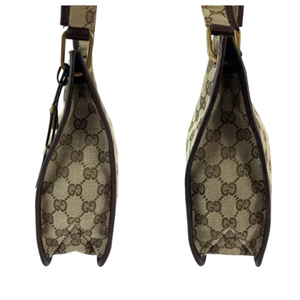 Gucci Vintage Pre-owned Canvas crossbody-bags Beige Dames