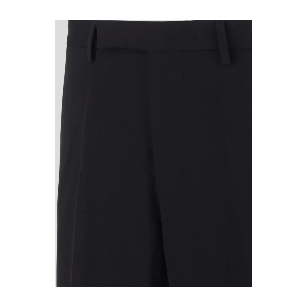Rick Owens Wide Astraires wollen broek Black Heren