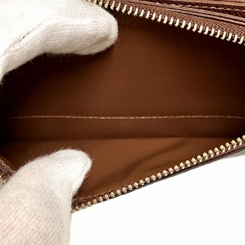 Louis Vuitton Vintage Pre-owned Canvas wallets Brown Heren