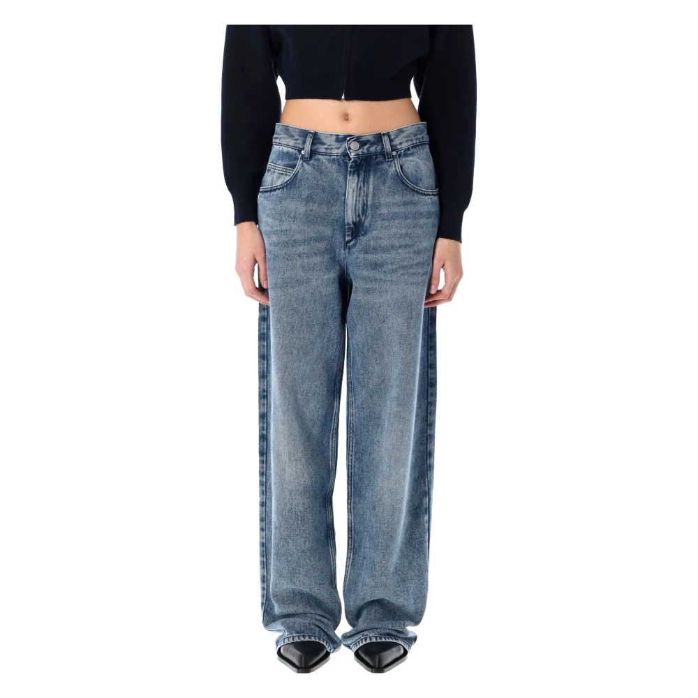 Isabel Marant Étoile Lichtblauwe Denim Broek Dames Jeans Blue Dames