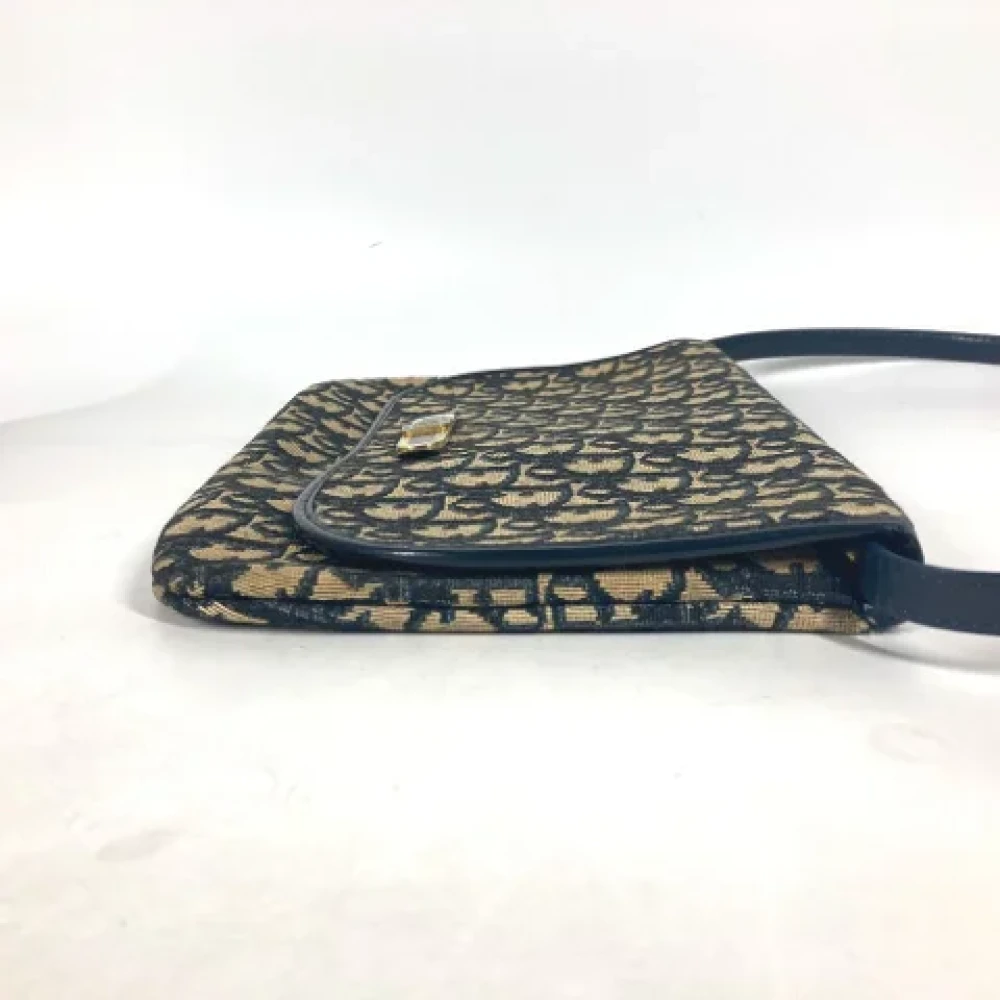 Dior Vintage Pre-owned Cotton dior-bags Beige Dames