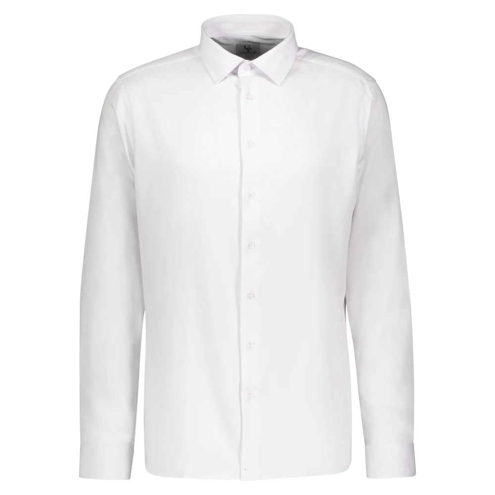 Urban Pioneers Chevron Overhemd met Lange Mouwen White Heren