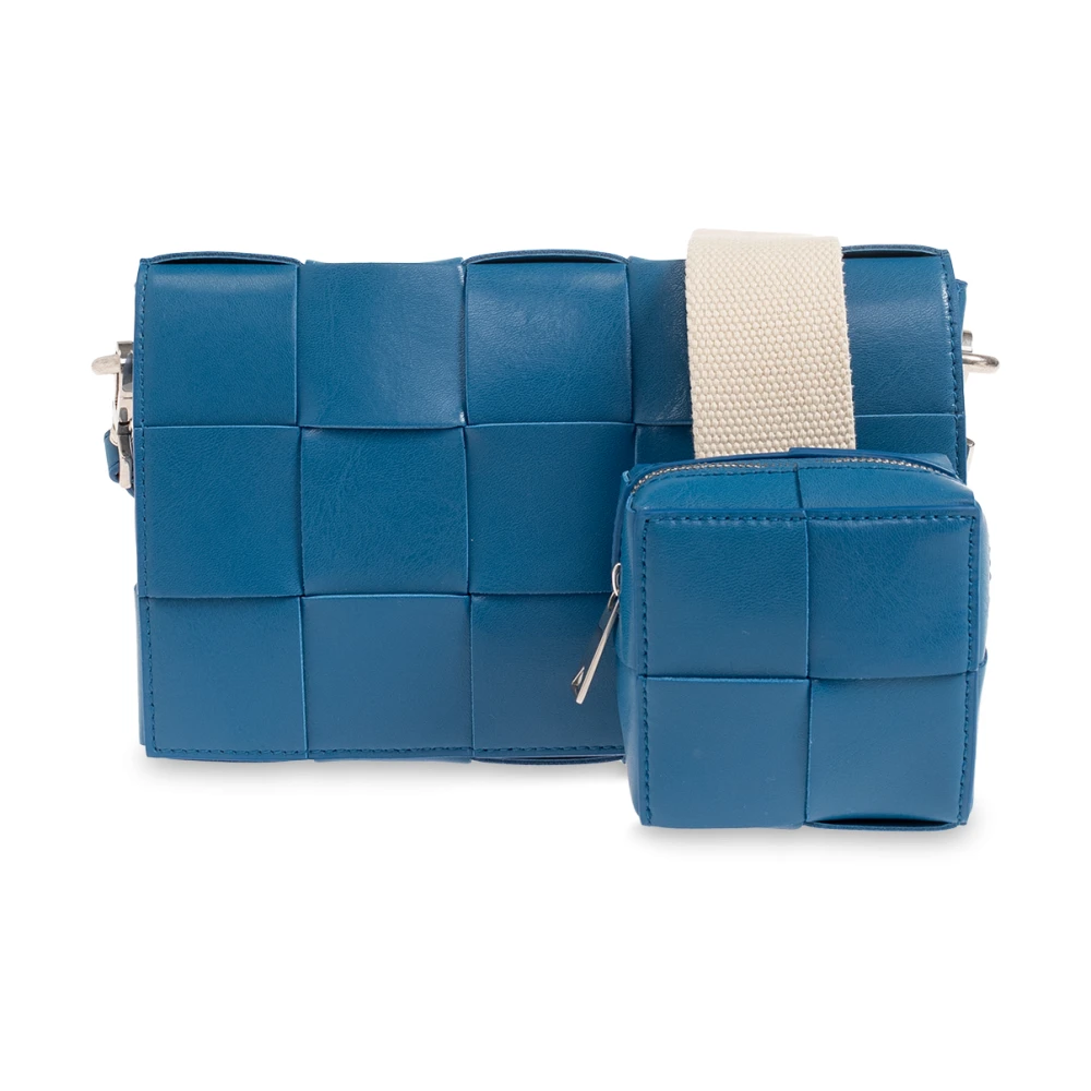 Bottega Veneta Cassette Medium Bags Blue Heren