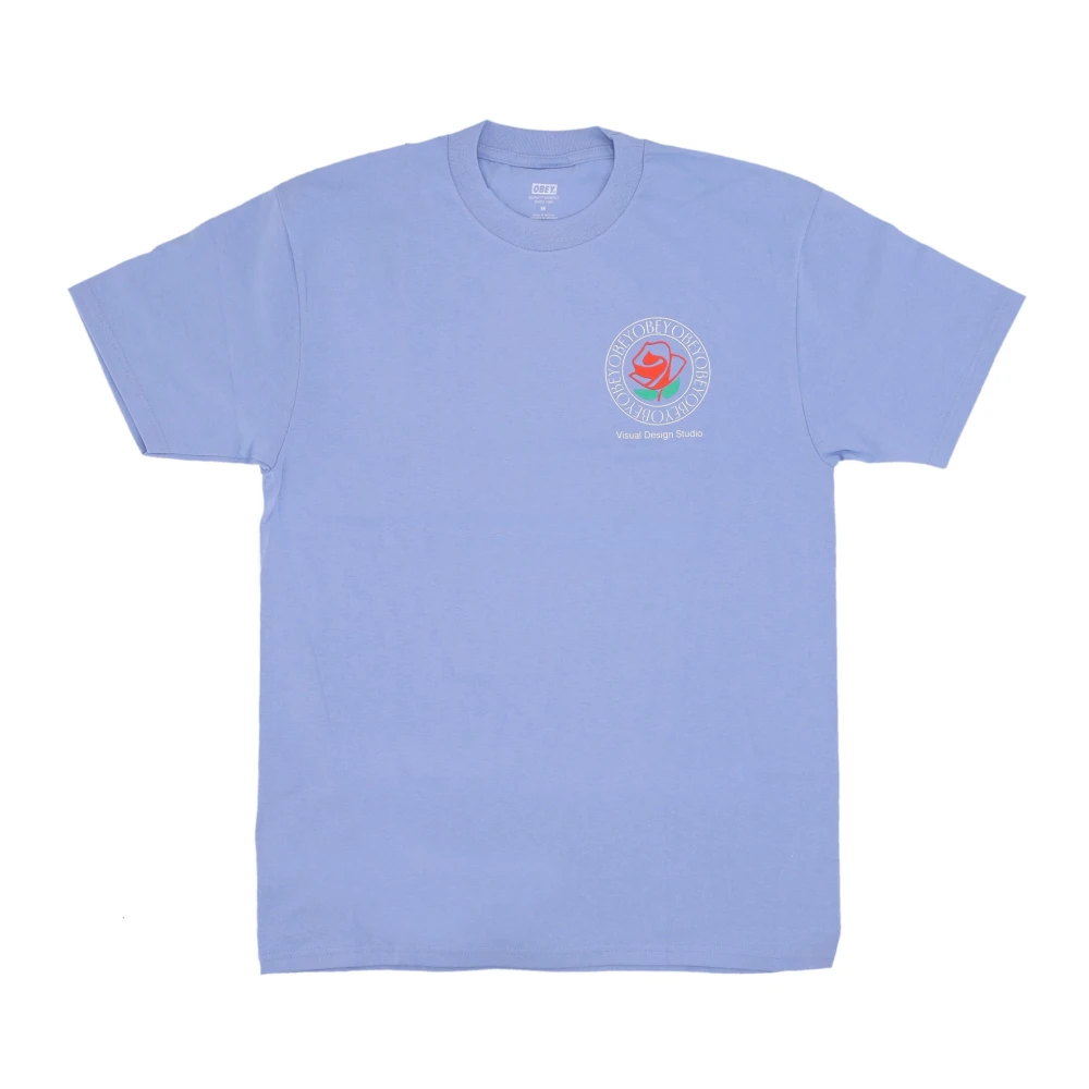 Obey Visual Design Studio Klassieke Tee Blue Heren