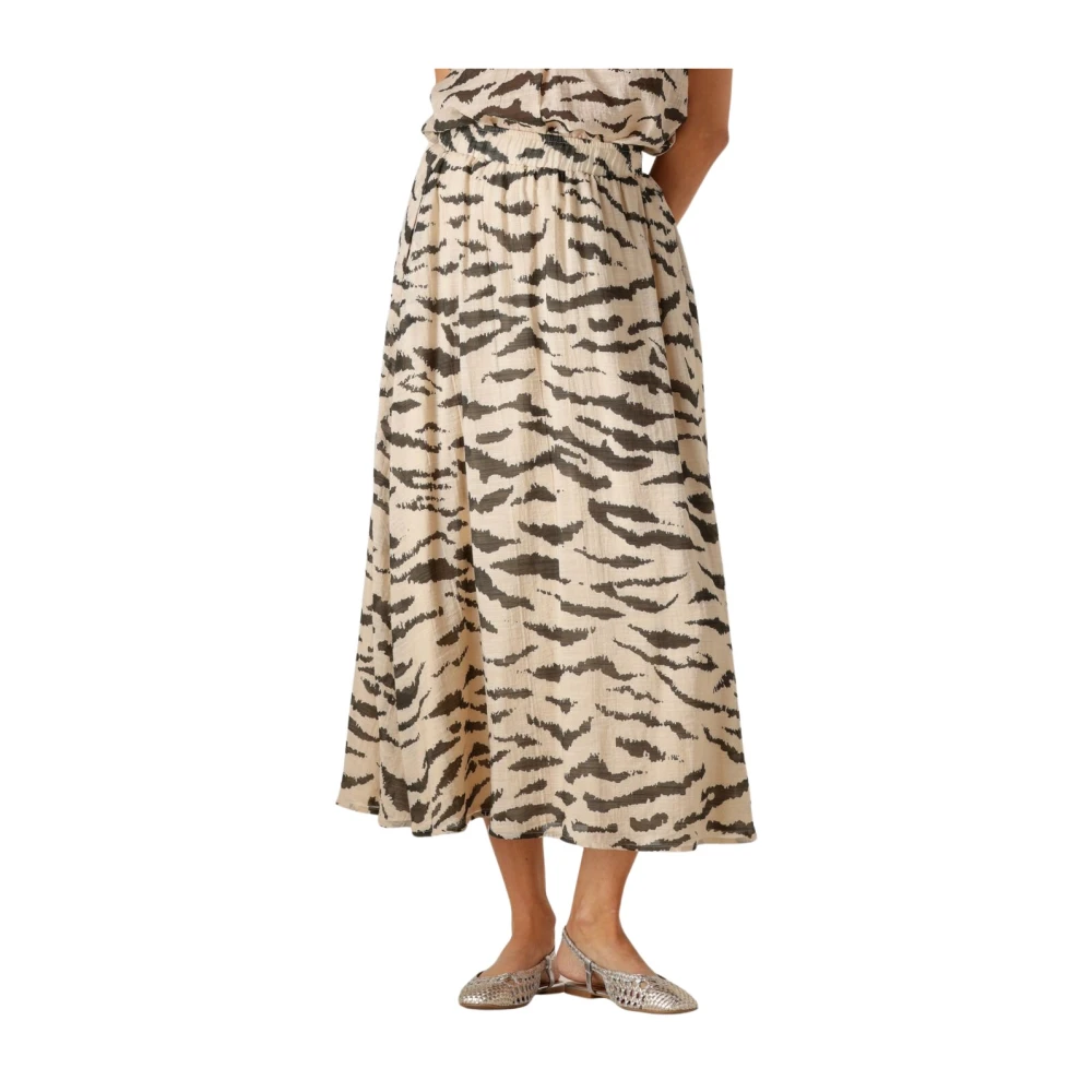 By-Bar Zebra Rok Stijlvol en Speels Multicolor Dames