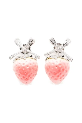 Strawberry Bowknot Earring