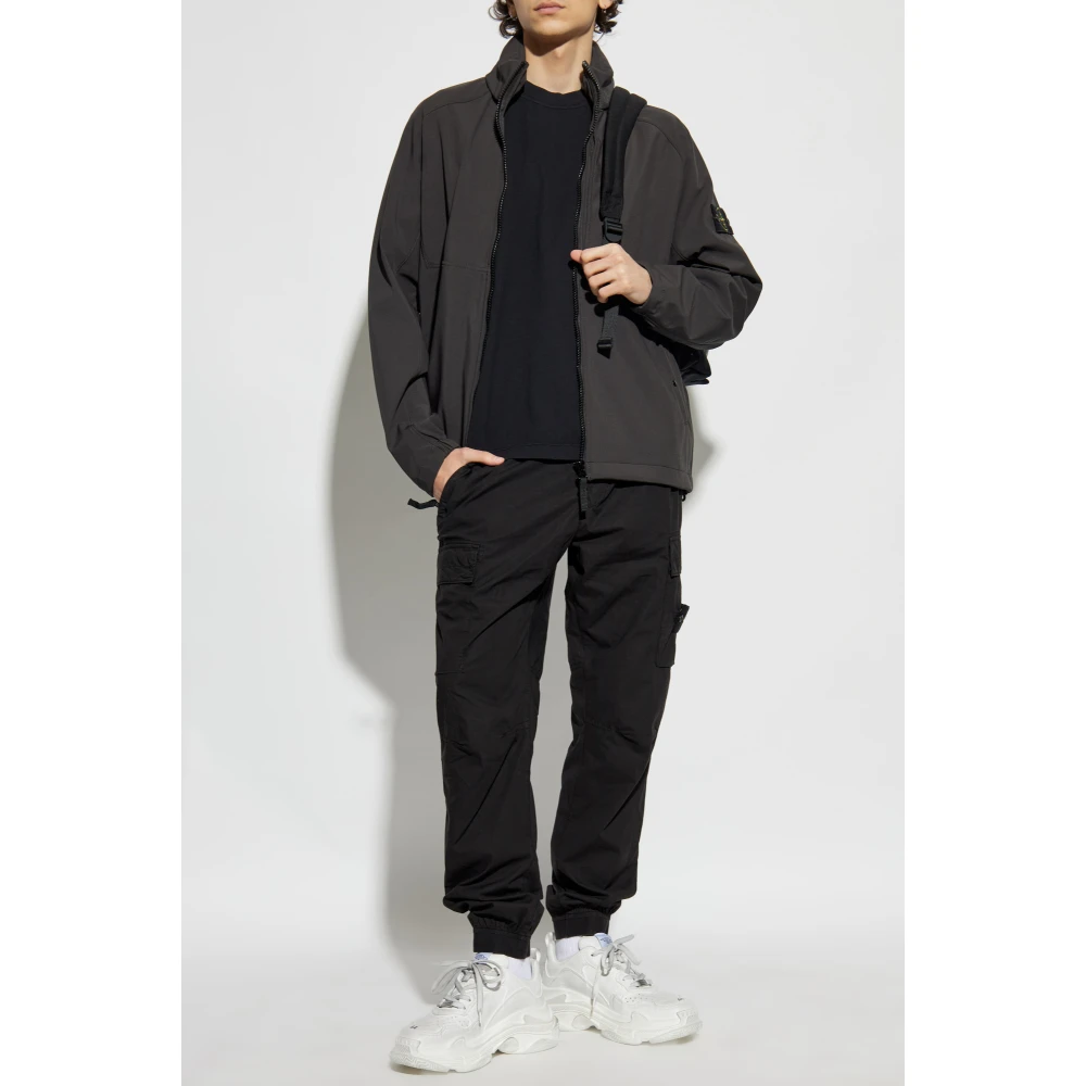 Stone Island Jas met logo Gray Heren