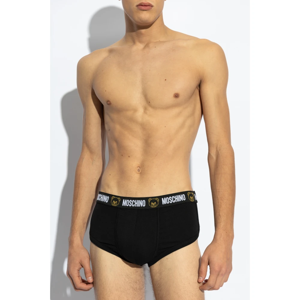 Moschino Twee-pack slips Black Heren