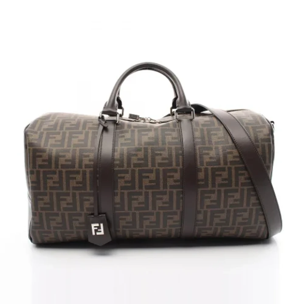 Fendi Vintage Pre-owned Leather handbags Black Unisex