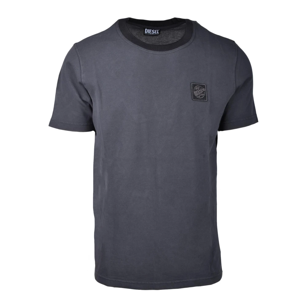 Diesel Katoenen T-shirt Gray Heren