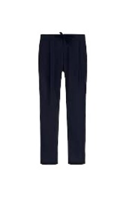 navy-elastic-waist-nylon-pants