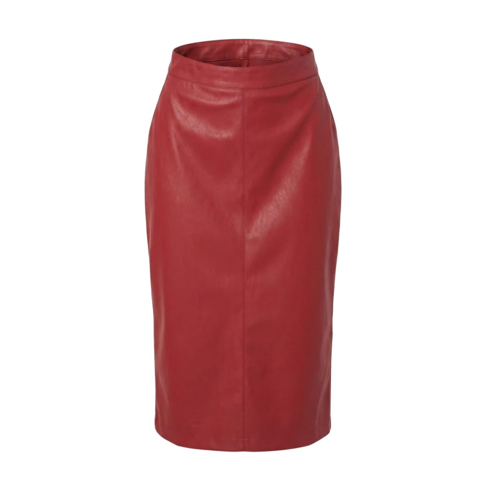 Pinko Gerbera Skirt - Female - Pencil Skirts - Red - S - Skirts