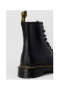 bottes-de-combat-en-cuir-noir