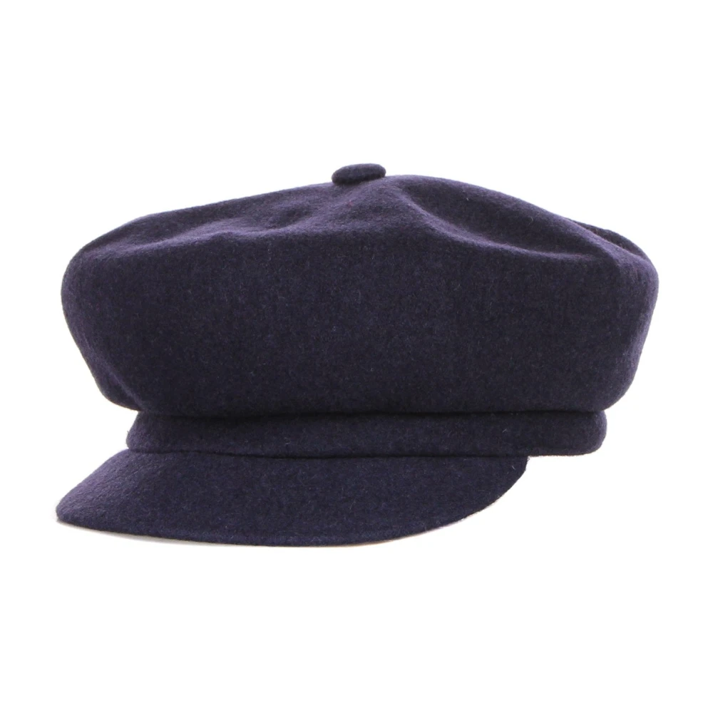 Kangol Wol Spitfire Navy Flat Cap Hoed Blue Heren