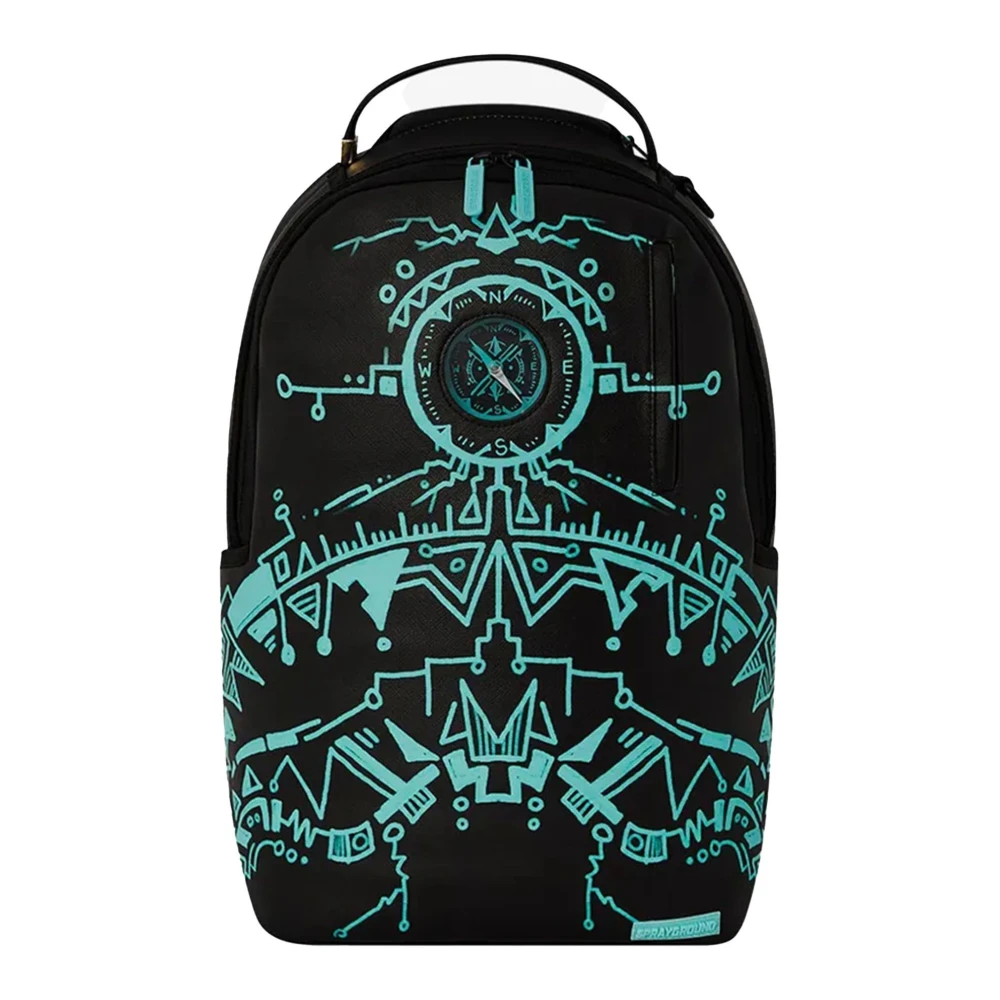 Sprayground Zwarte Futurist Navigator Rugzak Black Heren