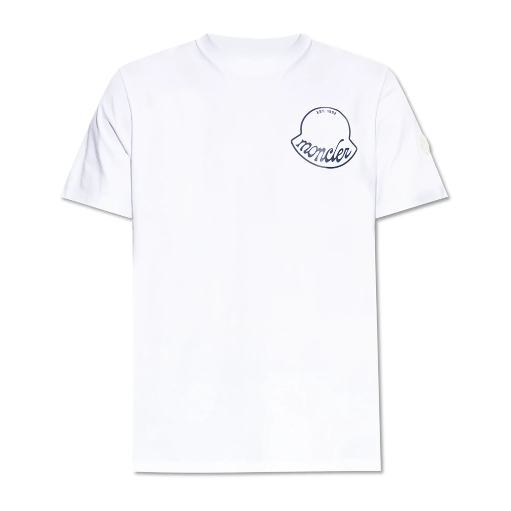 Moncler - Tops > T-Shirts - White - Moncler - Modalova