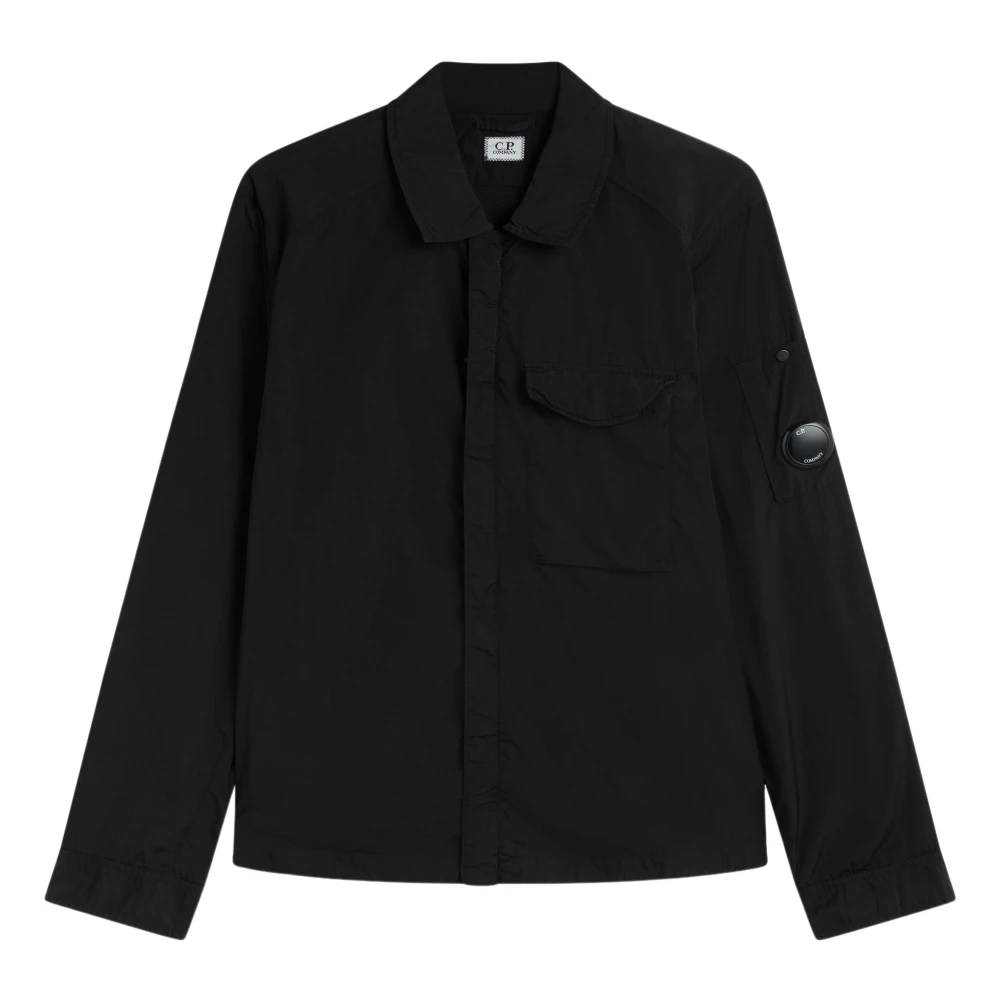 C.P. Company Chrome-R Overshirt Hooded Oversize Black Heren