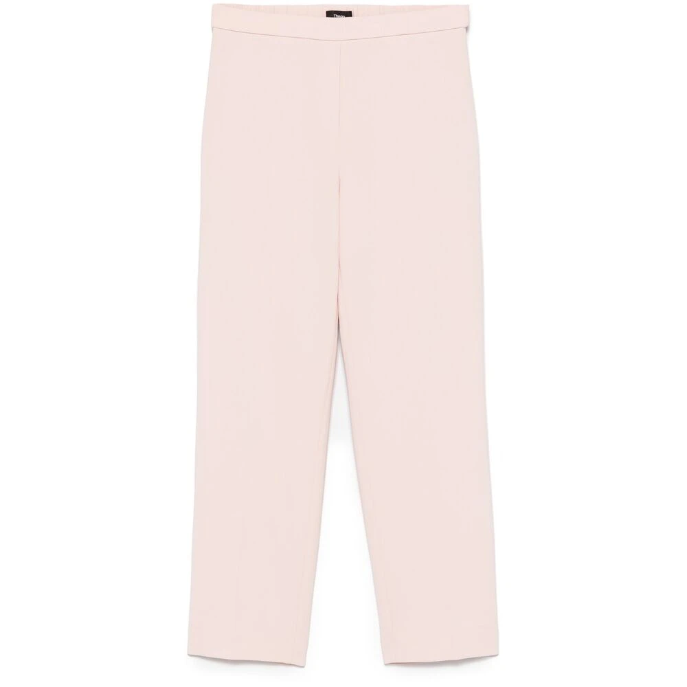 Theory Roze Elastische Taille Korte Broek Pink Dames