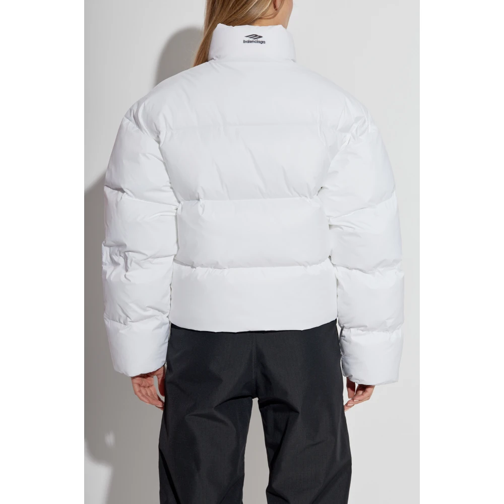 Balenciaga Gevoerde jas uit de Skiwear-collectie White Dames