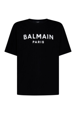 black-t-shirt-with-white-logo-print
