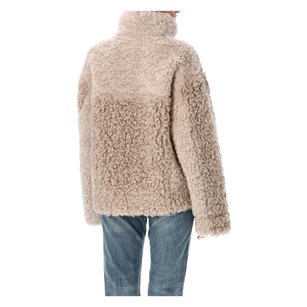 Urbancode Reversible Shearling Peacot Outerwear Beige Dames