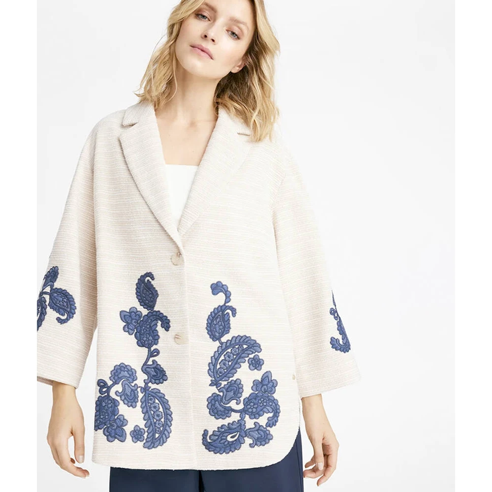 Gustav Cara Jas White Dames