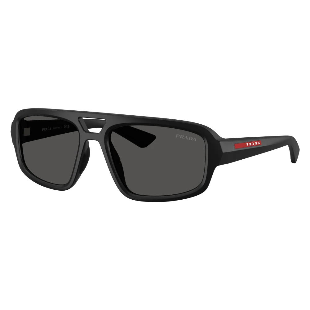 Prada Unisex Black Linea Rossa Sunglasses