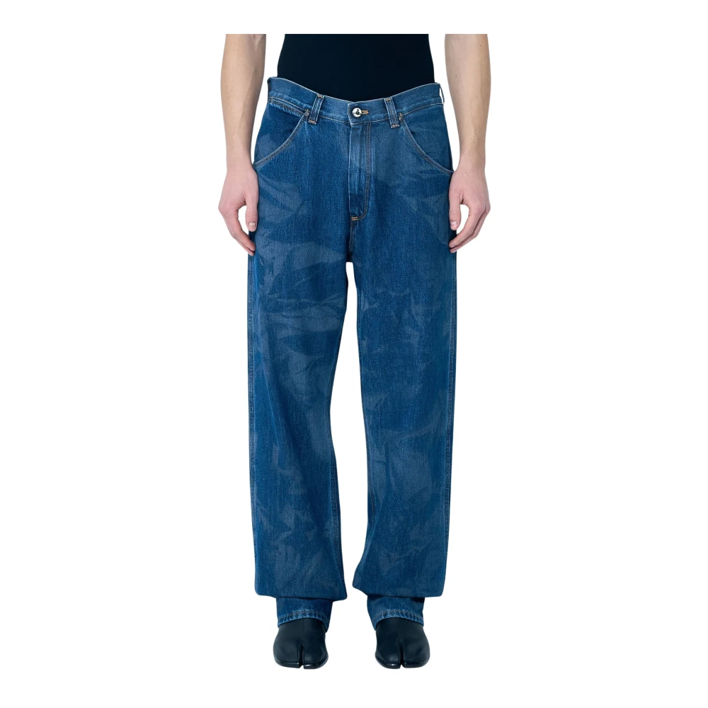 Vivienne Westwood Baggy Jeans met Grafisch Motief Blue Heren