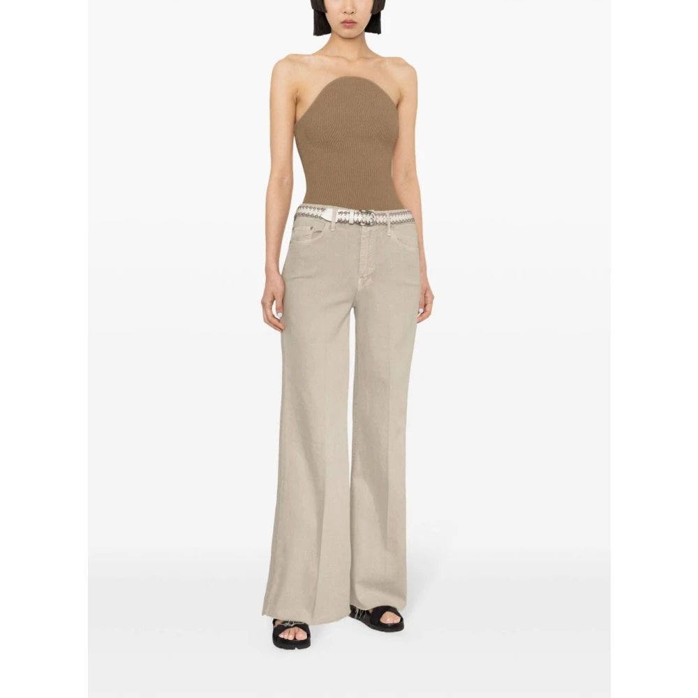 Mother Wide Trousers Gray Dames