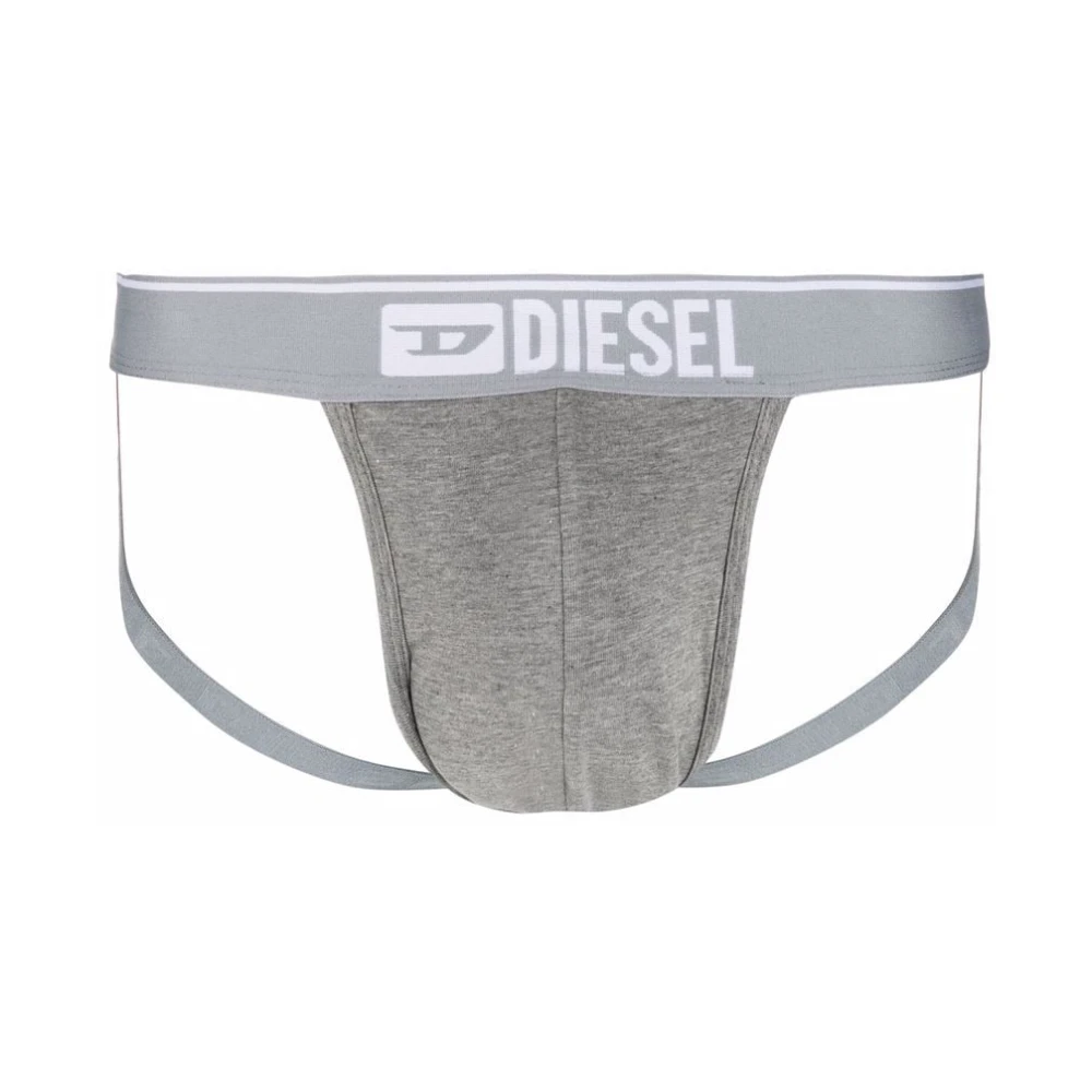 Diesel Grå Color-Block Jockstrap Underkläder Gray, Herr