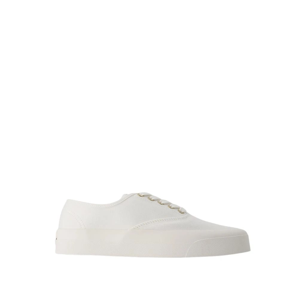 Maison Kitsuné Lace-up Sneakers Dames Schoenen Wit