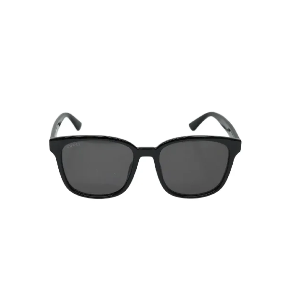 Gucci Vintage Pre-owned Plastic sunglasses Black Dames