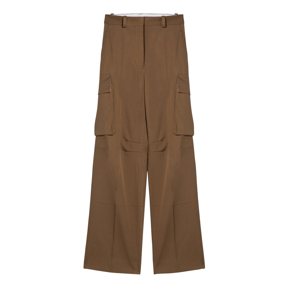 Victoria Beckham Cargo Broek Beige Dames