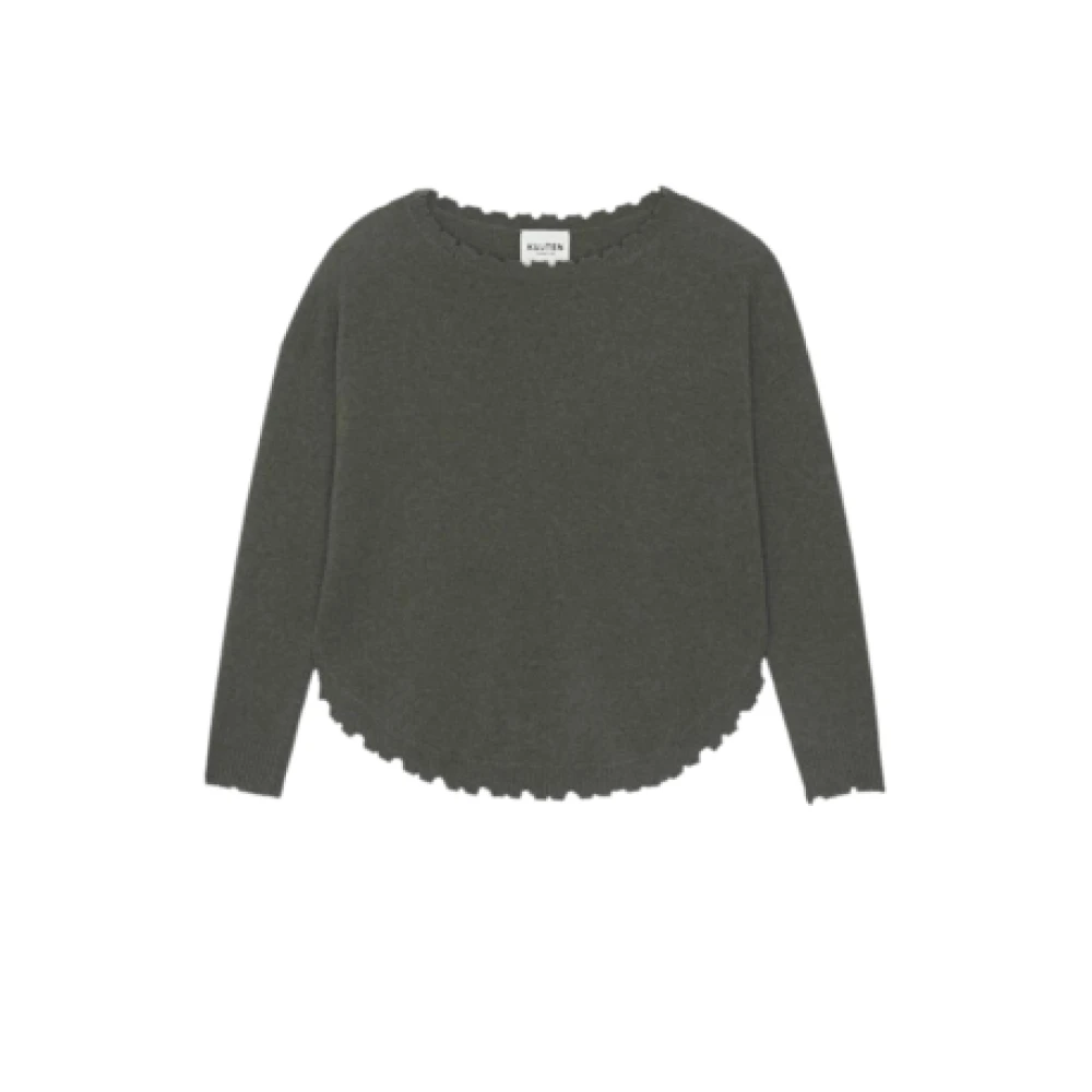 Kujten Kasjmier Gebreide Trui Mela 2 Fils Green Dames