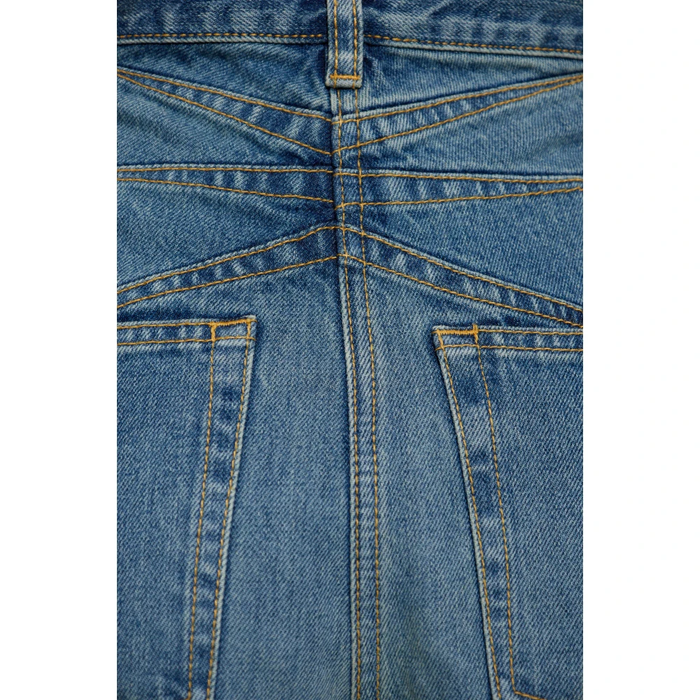 Alaïa Loszittende jeans Blue Dames
