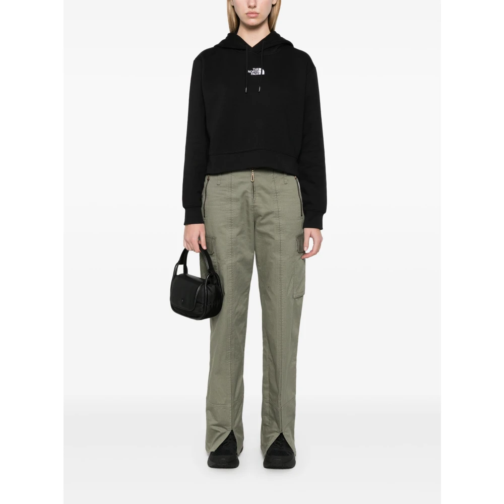 The North Face Zwarte hoodie met geborduurd logo Black Dames