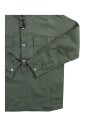 chemise-militaire-col-mandarin-vert