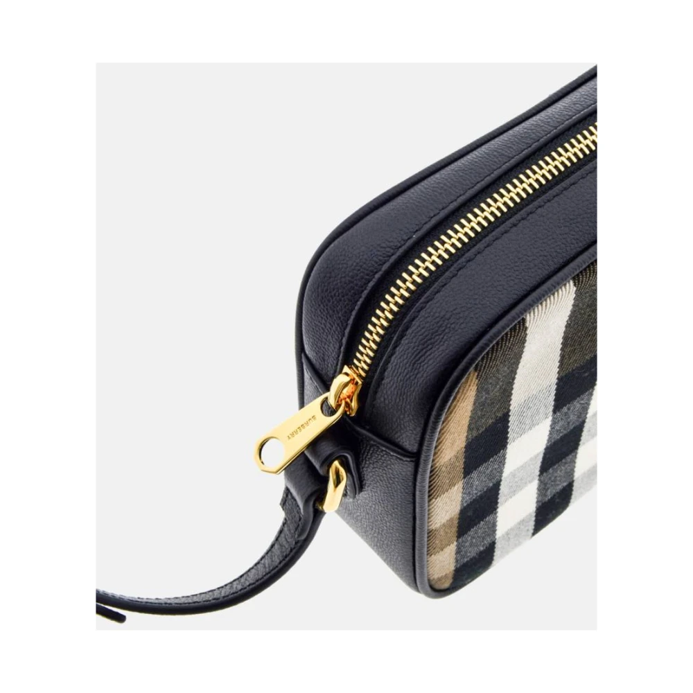 Burberry Zwarte cameratas met ruitprint Multicolor Dames
