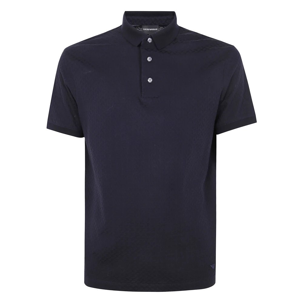 Emporio Armani Klassieke Polo Shirt voor Mannen Black Heren