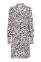 robe-a-lignes-graphiques-avec-poignets-smock