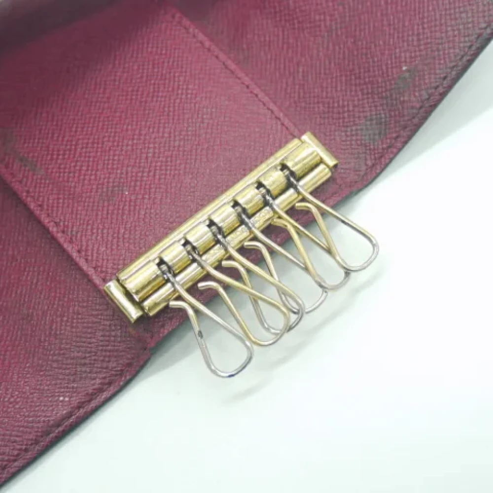 Louis Vuitton Vintage Pre-owned Fabric key-holders Brown Dames