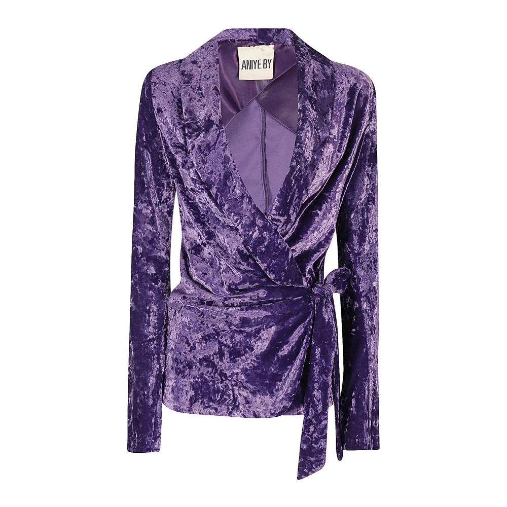Aniye By Elegante Knot Blazer Purple Dames